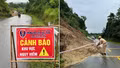Lào Cai: Cảnh sát giao thông kịp thời cảnh báo điểm sụt lún, sạt lở trên tuyến đường tỉnh 161