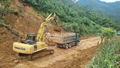 Nỗ lực khắc phục sạt lở trên Tỉnh lộ 162