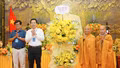 Đồng chí Dương Đức Huy - Trưởng Ban Tuyên giáo và Dân vận Tỉnh ủy dự và chúc mừng Đại lễ Phật đản năm 2026