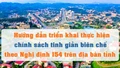 Hướng dẫn triển khai thực hiện chính sách tinh giản biên chế theo Nghị định 154 trên địa bàn tỉnh 