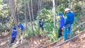 Đội thanh niên xung kích đầu tiên tham gia hỗ trợ thi công đường dây 500KV Lào Cai - Vĩnh Yên