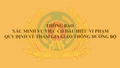 Xác minh vụ việc có dấu hiệu “vi phạm quy định về tham gia giao thông đường bộ”