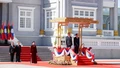 Lễ đón trọng thể Tổng Bí thư Tô Lâm và Phu nhân tại thủ đô Viêng Chăn, Lào