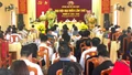 Đồng chí Giàng Thị Dung, Phó Bí thư Tỉnh ủy, Chủ tịch Ủy ban Mặt trận Tổ quốc Việt Nam tỉnh dự và chỉ đạo Đại hội đại biểu Đảng bộ xã Tân Hợp 