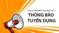 Công ty TNHH MTV Thủy điện Sa Pa thông báo tuyển dụng lao động năm 2025