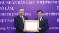 Trao Huân chương Vàng Quốc gia của nước Cộng hòa DCND Lào tặng Tổng Bí thư Tô Lâm