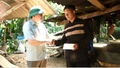 Giám đốc Sở Dân tộc và Tôn giáo tỉnh Lào Cai kiểm tra tình hình khắc phục hậu quả cơn bão số 10 tại xã Hạnh Phúc