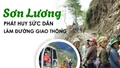 Sơn Lương phát huy sức dân làm đường giao thông