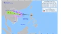 Bão số 5 cách Nghệ An, Hà Tĩnh hơn 500 km, có thể gây mưa lớn trên 700 mm