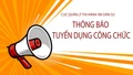 Thông báo tuyển dụng công chức hệ thống thi hành án dân sự năm 2025