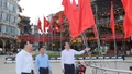 Kiểm tra công tác tuyên truyền, khánh tiết phục vụ đại hội tại Sa Pa