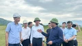 Bộ trưởng Bộ Xây dựng Trần Hồng Minh kiểm tra tình hình thực hiện Dự án tuyến đường sắt Lào Cai - Hà Nội - Hải Phòng tại tỉnh Lào Cai