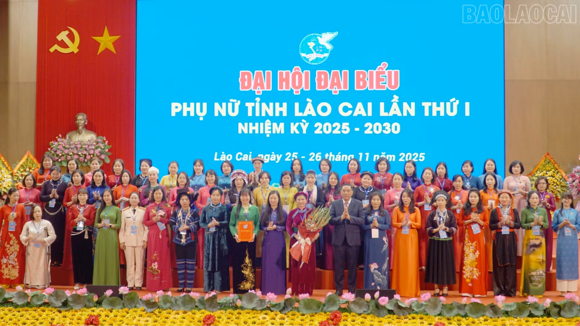 Đại hội đại biểu phụ nữ tỉnh Lào Cai lần thứ I, nhiệm kỳ 2025 - 2030 thành công tốt đẹp