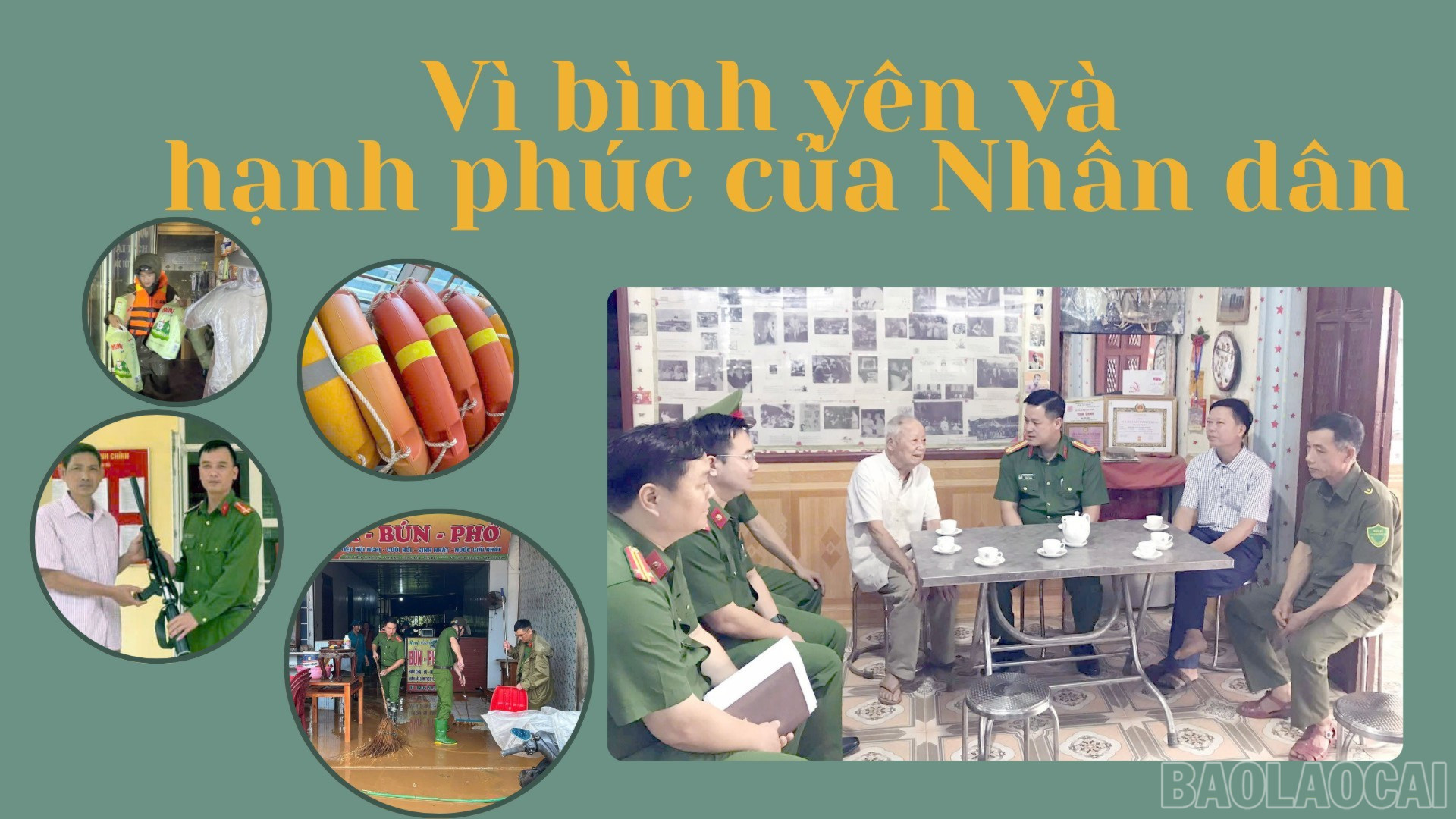 Vì bình yên và hạnh phúc của Nhân dân