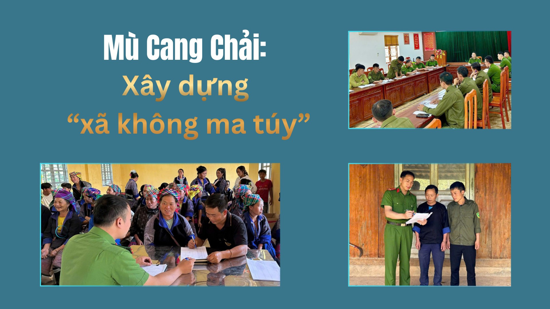 Mù Cang Chải: Xây dựng “xã không ma túy”