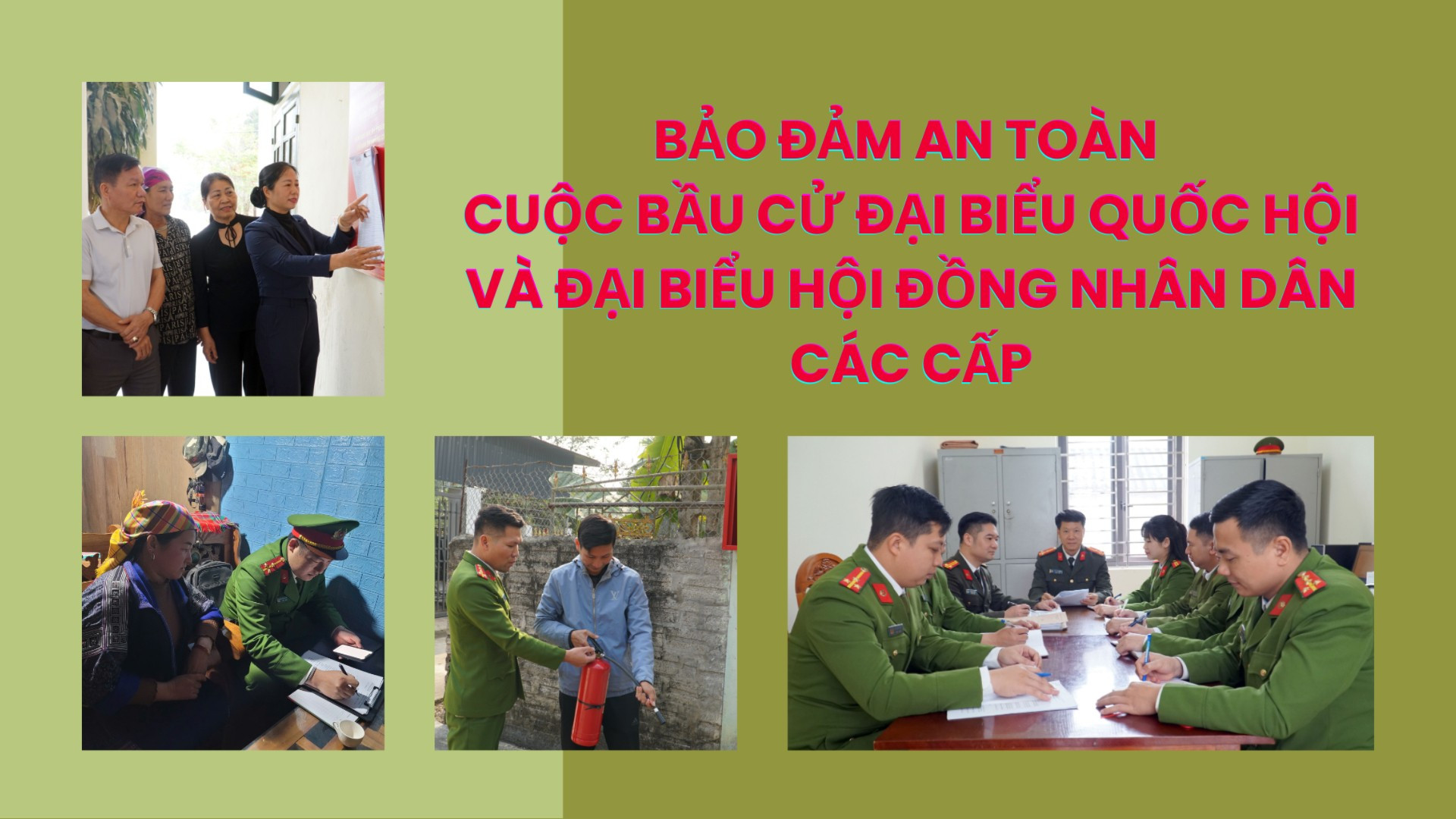 Bảo đảm an toàn cuộc bầu cử đại biểu Quốc hội và đại biểu Hội đồng nhân dân các cấp