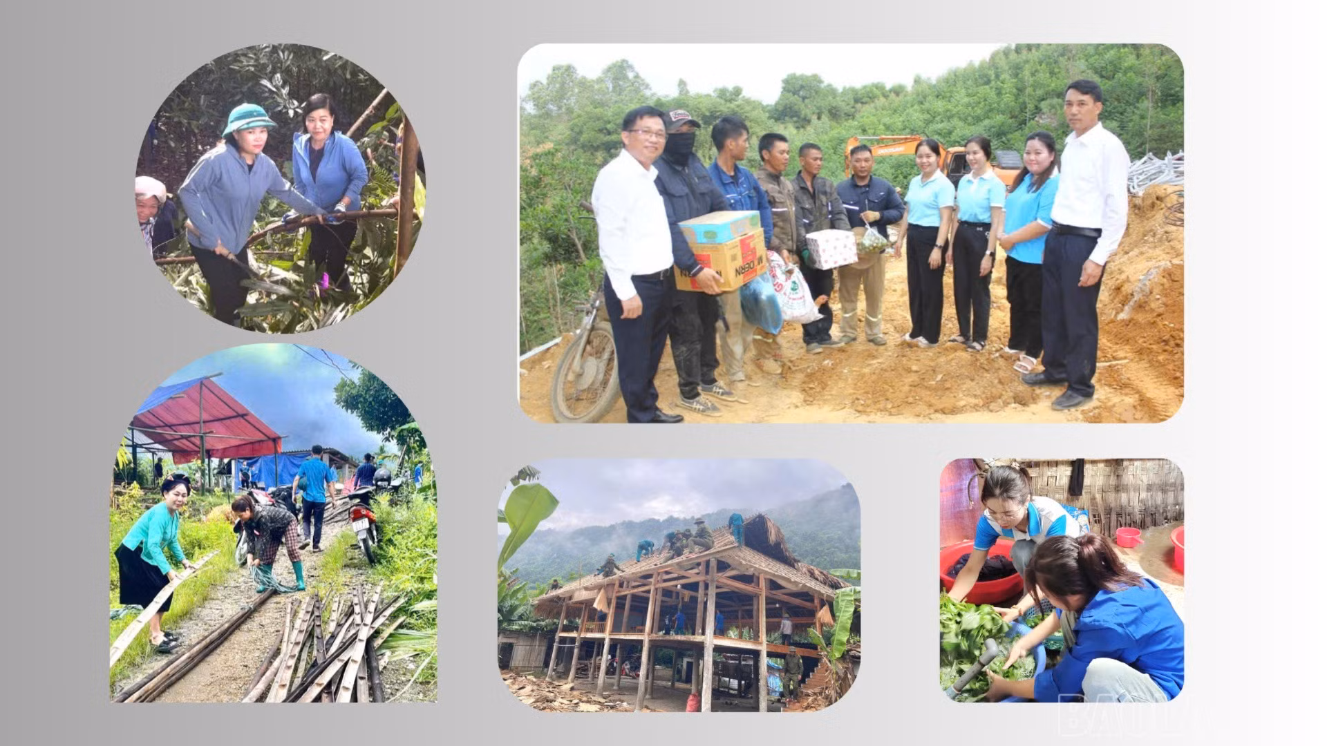 Phụ nữ Lào Cai góp sức vào công trình đường dây 500 kV