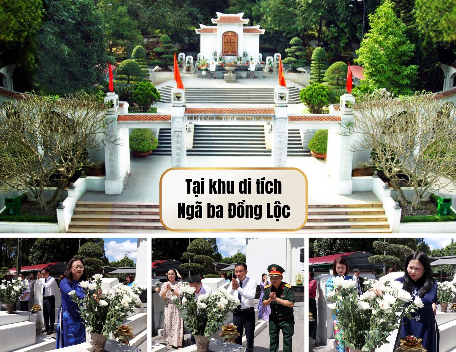 Đoàn công tác của tỉnh Lào Cai đặt vòng hoa, dâng hương tại Khu Di tích Lịch sử cấp quốc gia đặc biệt Ngã ba Đồng Lộc, tỉnh Hà Tĩnh. nga-ba-dongloc.jpg