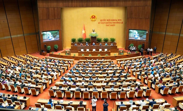 Quang cảnh kỳ họp.