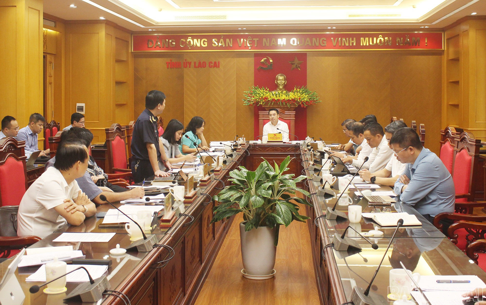 Quang cảnh hội nghị. baolaocai-br_img-6652.jpg