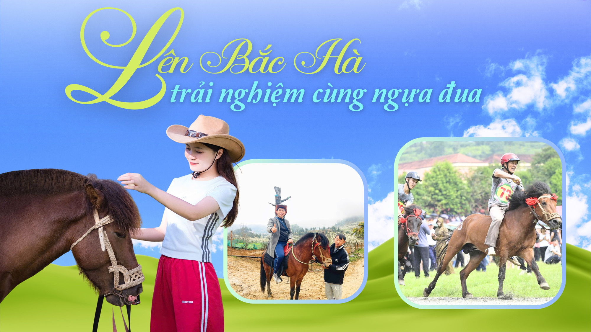 Lên Bắc Hà trải nghiệm cùng ngựa đua 