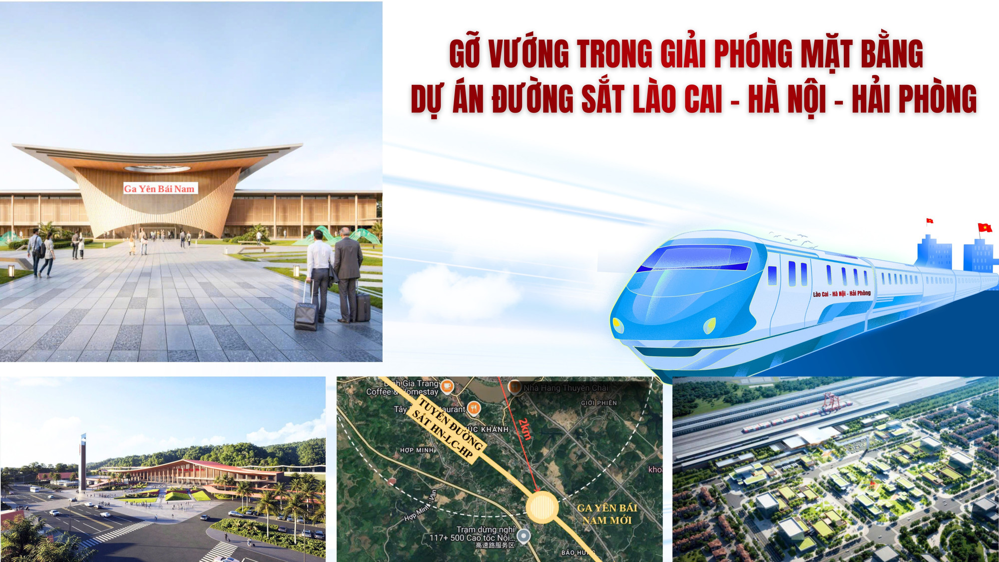 Gỡ vướng trong giải phóng mặt bằng Dự án đường sắt Lào Cai - Hà Nội - Hải Phòng
