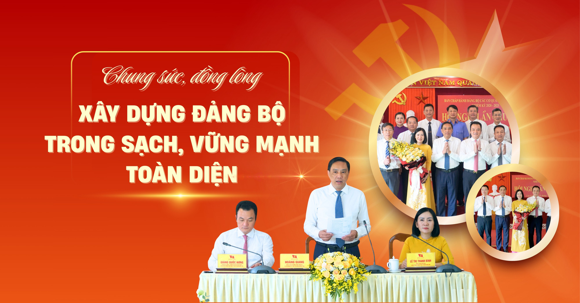 Chung sức, đồng lòng xây dựng Đảng bộ trong sạch, vững mạnh toàn diện