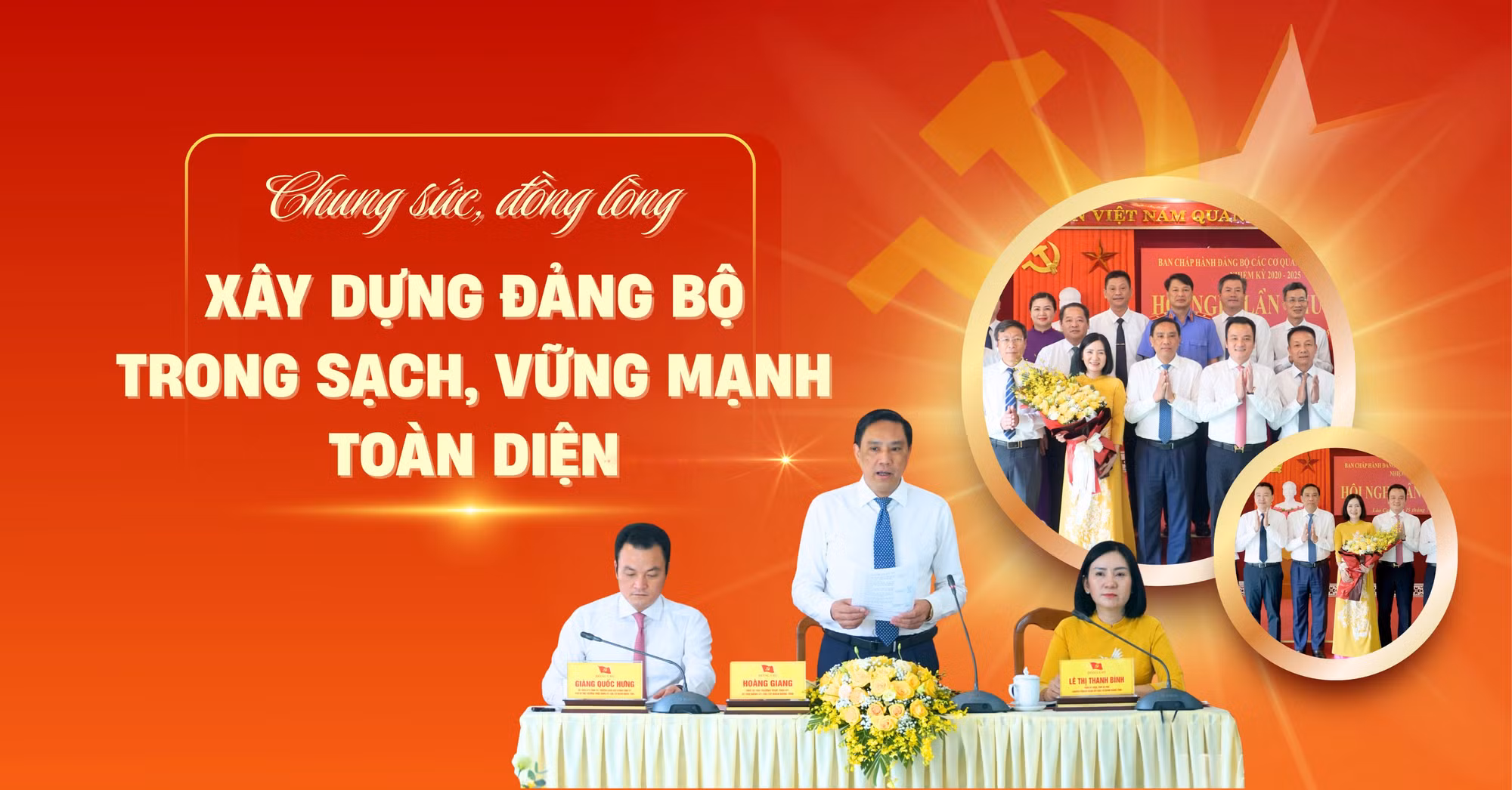 Chung sức, đồng lòng xây dựng Đảng bộ trong sạch, vững mạnh toàn diện