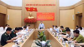 Giao ban Khối các cơ quan nội chính tỉnh 6 tháng đầu năm, triển khai nhiệm vụ trọng tâm 6 tháng cuối năm 2026