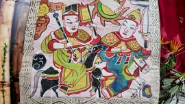 Ngựa thiêng trong tranh thờ người Dao 