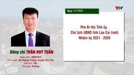Tiểu sử đồng chí Trần Huy Tuấn - Phó Bí thư Tỉnh ủy, Chủ tịch UBND tỉnh Lào Cai