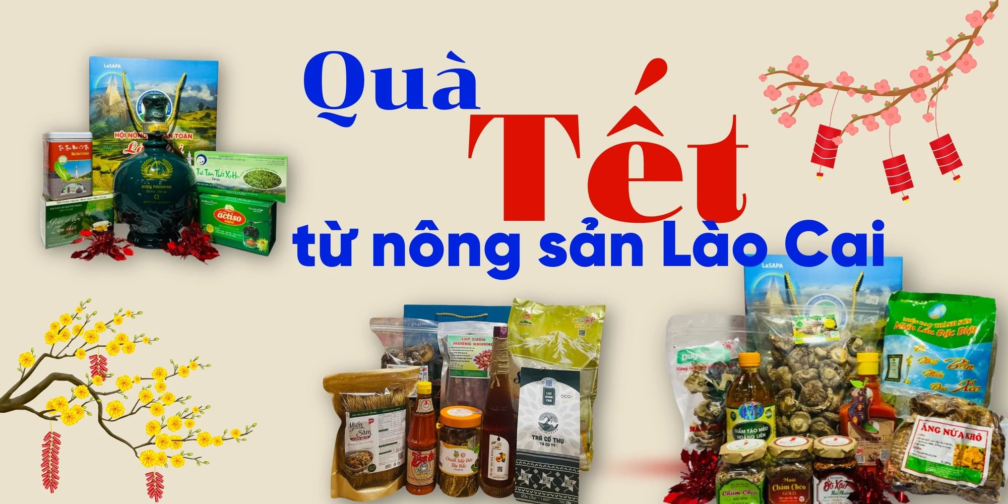 Quà Tết từ nông sản Lào Cai