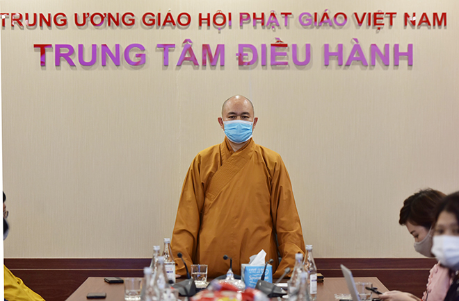 Thượng tọa Thích Đức Thiện trao đổi với báo chí chiều 23/2. Thượng tọa Thích Đức Thiện trao đổi với báo chí chiều 23/2.