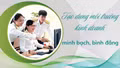 Tạo dựng môi trường kinh doanh minh bạch, bình đẳng 