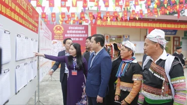 Tính đến 14 giờ 30 phút đã có khoảng 61,76 triệu cử tri tham gia bỏ phiếu, đạt hơn 80%