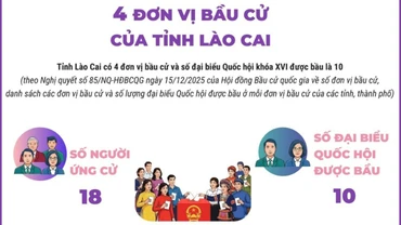 4 đơn vị bầu cử của tỉnh Lào Cai