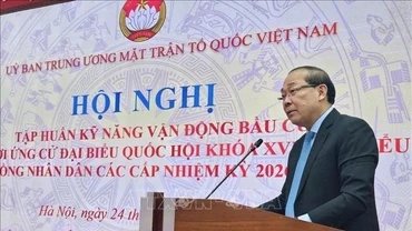 Tập huấn kỹ năng vận động bầu cử cho người ứng cử