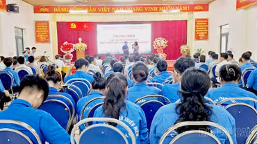Hơn 100 sinh viên Học viện Thanh thiếu niên Việt Nam thực hành phát triển cộng đồng tại Phúc Lợi