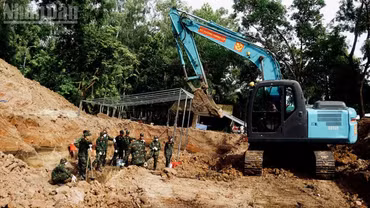 Phát hiện quy tập thêm 12 bộ hài cốt liệt sĩ tại Công viên Lê Thị Riêng