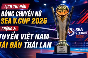 Lịch thi đấu bóng chuyền nữ SEA V.Cup 2026 chặng 2: Tuyển Việt Nam tái đấu Thái Lan