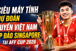 Siêu máy tính dự đoán tuyển Việt Nam áp đảo Singapore tại AFF Cup 2026