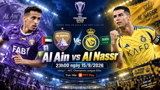 Al Ain vs Al Nassr 23h ngày 15/9: Ronaldo lĩnh xướng hàng công Al Nassr?