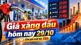 Giá xăng dầu hôm nay 29/10/2026: Dầu thế giới bật tăng, chờ giá mới lúc 15h