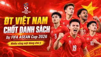 Danh sách tuyển Việt Nam dự FIFA ASEAN Cup 2026: Những thay đổi đáng chú ý nhất