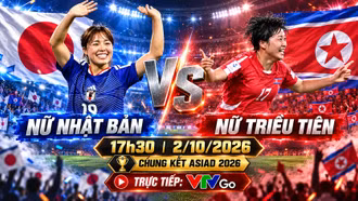 Nữ Nhật Bản vs nữ Triều Tiên 17h30 ngày 2/10: Chung kết bóng đá nữ ASIAD 2026