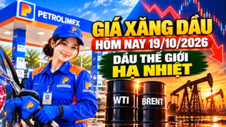 Giá xăng dầu 19/10/2026: Dầu thế giới quay đầu giảm phiên đầu tuần