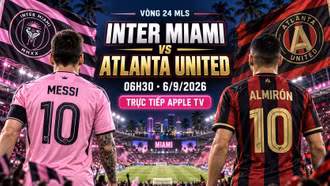 Đội hình ra sân Inter Miami vs Atlanta United: Messi sát cánh Suárez