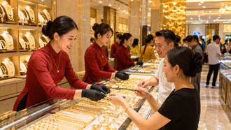 Giá vàng hôm nay 30/8: SJC lao dốc, nhẫn DOJI giảm 2 triệu đồng/lượng