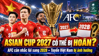 AFC cân nhắc lùi Asian Cup 2027 một năm vì lo ngại an ninh tại Saudi Arabia
