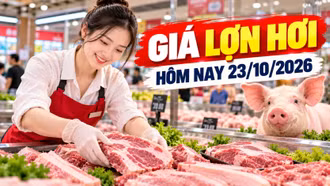 Giá lợn hơi hôm nay 23/10/2026: Thấp nhất 46.000 đồng/kg